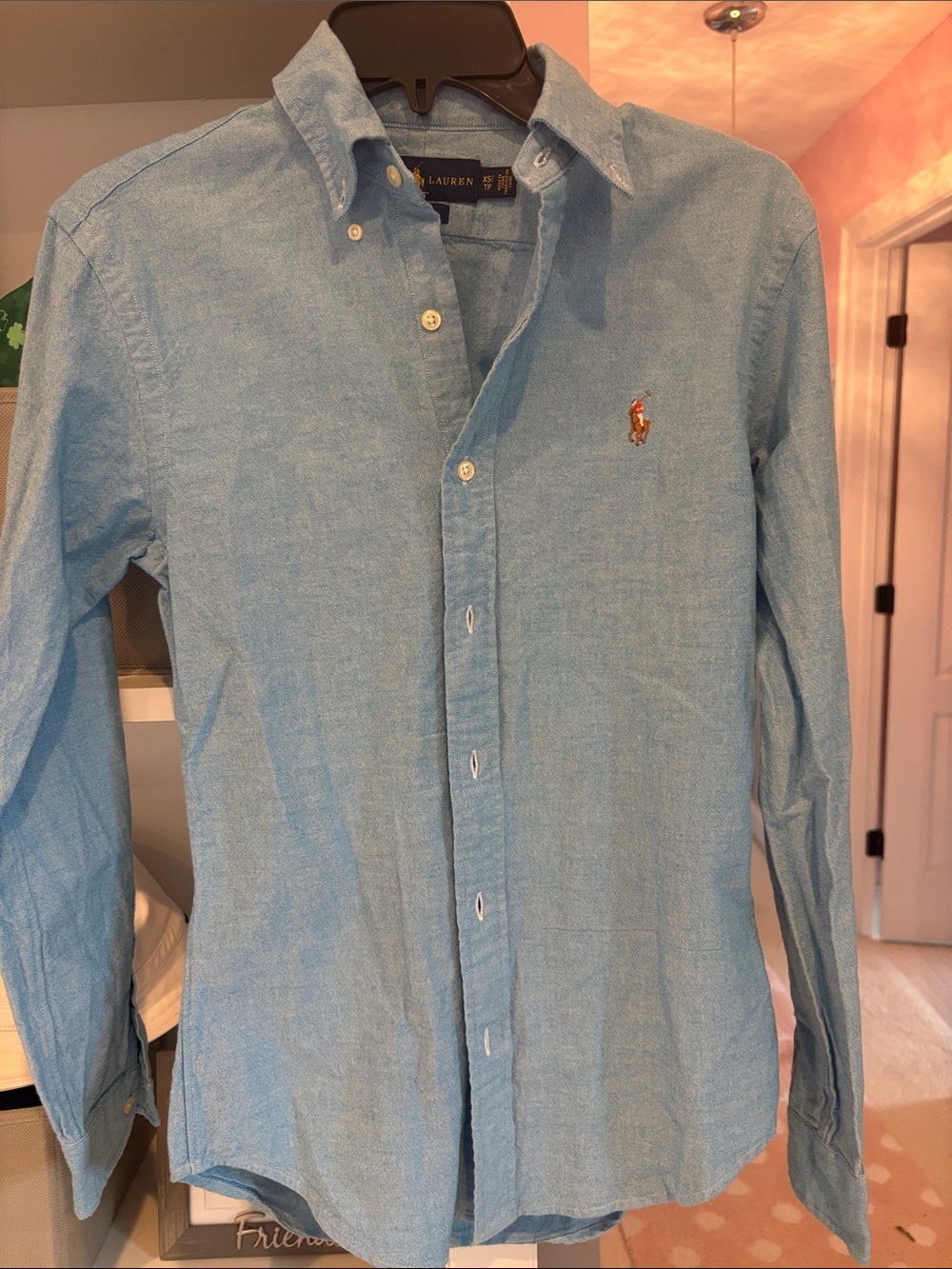 Ralph Lauren Light Blue Button-Down Oxford Shirt - Men's